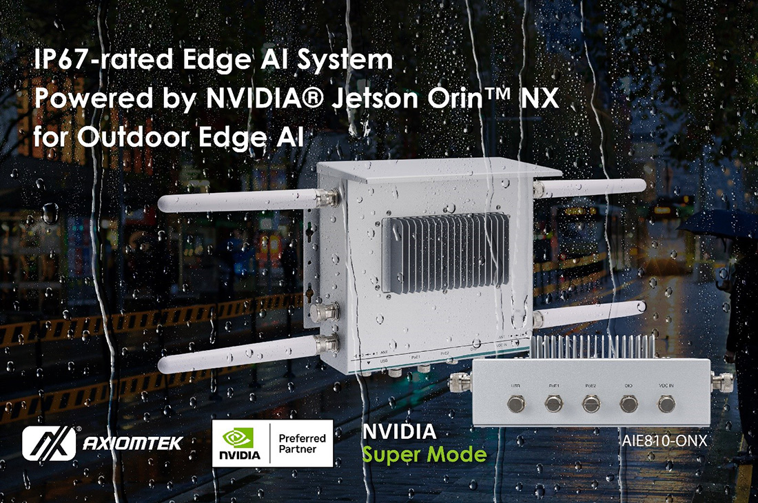 AIE810-ONX IP67-rated Edge AI System