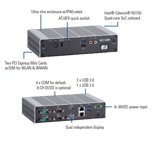 eBOX626-853-FL Embedded Box PC