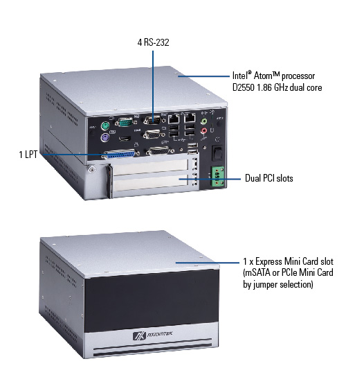 eBOX639-830-FL Fanless Embedded Box System