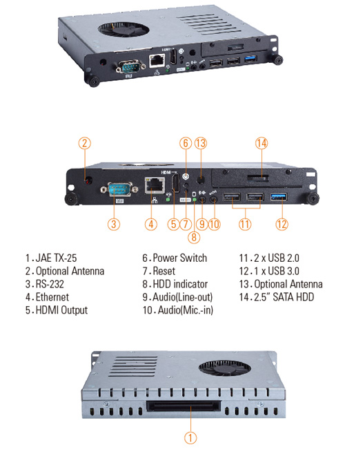 OPS883 OPS Digital Sigange Player